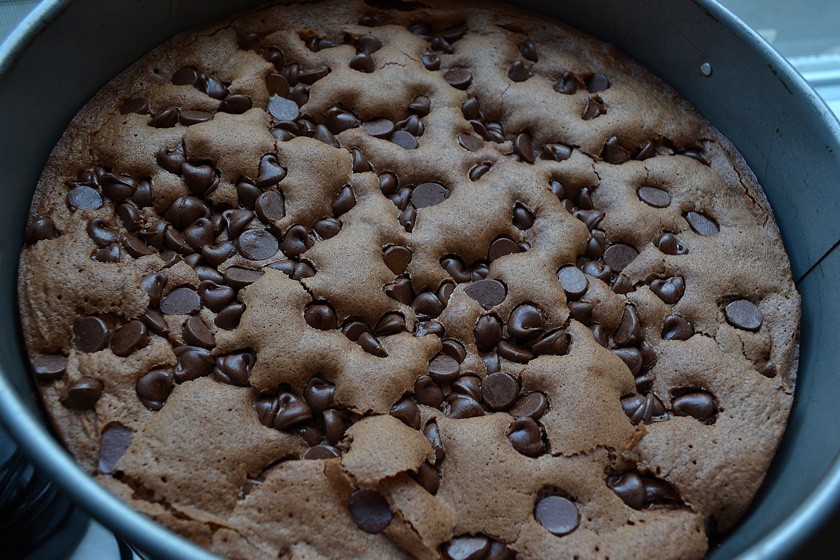 Brownie Souffle Cake