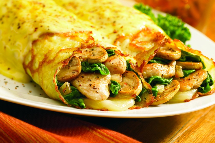 Hotcake Chicken Burritos