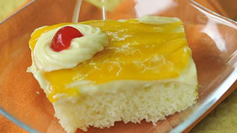 Mango refrigerator cake