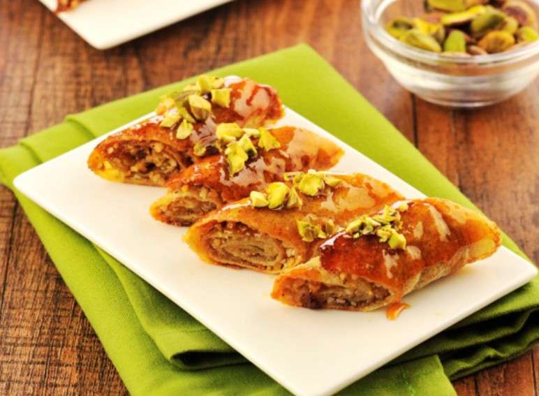 Crepe Nut Roll-Ups
