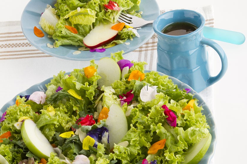 Fleur Salad with Orangey Vinaigrette