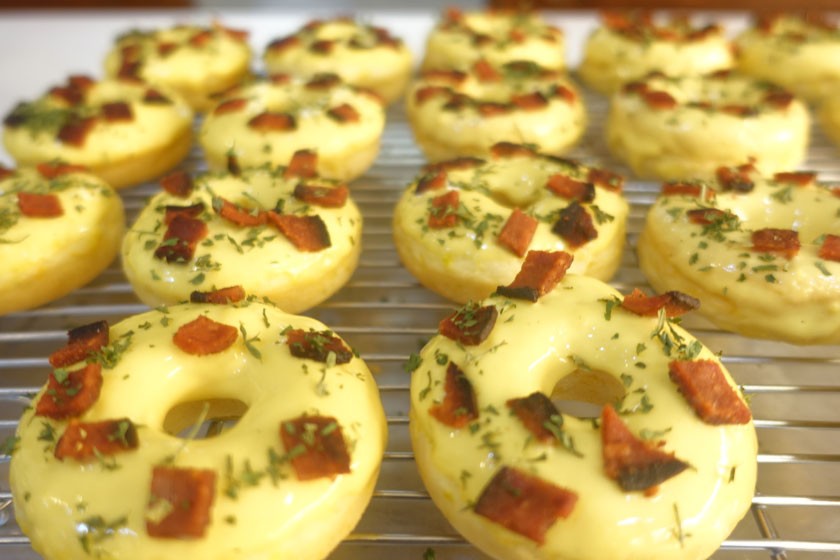 Pepperoni and Cheese Donuts