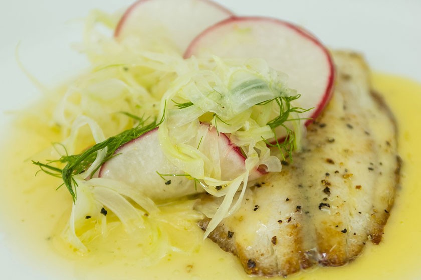 St. Peter’s Fish with Beurre Blanc