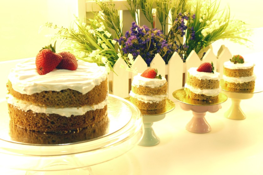 Strawberry Cream Cake