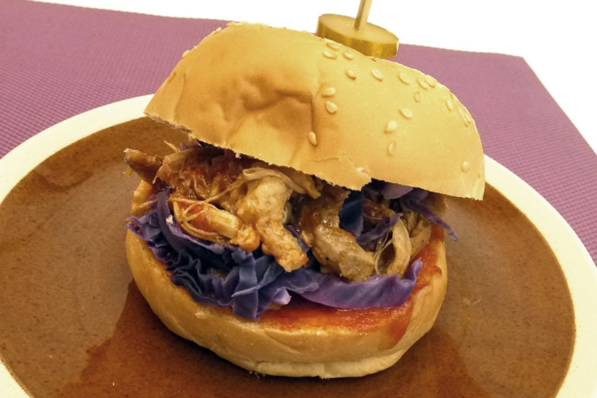 Tangy Pulled Chicken Buns