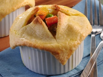Mini-Vegetarian Curried Pot Pies