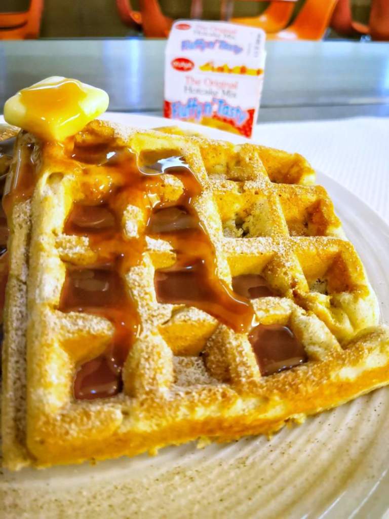 Banana Cinnamon Waffles
