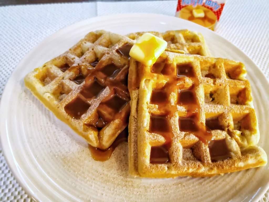 Banana Cinnamon Waffles