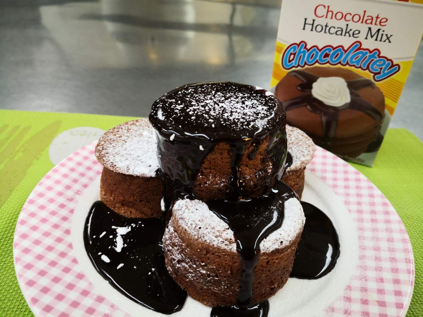 Chocolate Hotcake Souffle