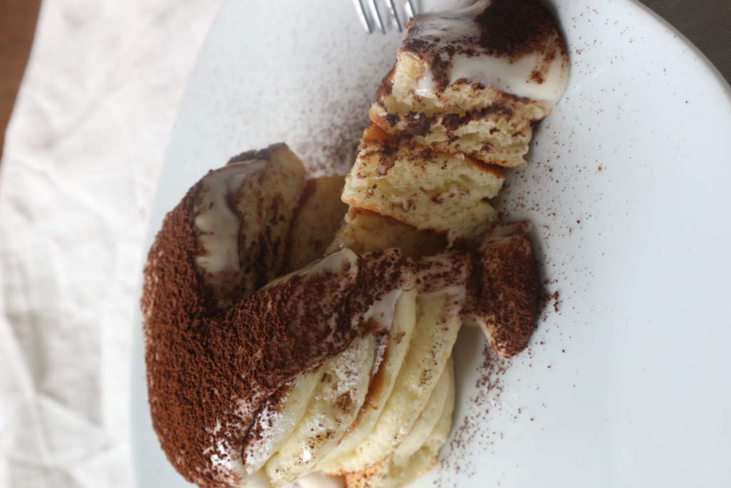 Tiramisu Souffle Hotcakes