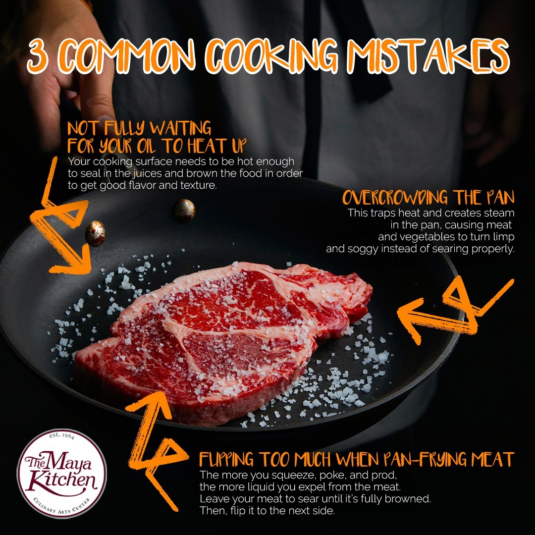 3 Common Cooking Mistakes