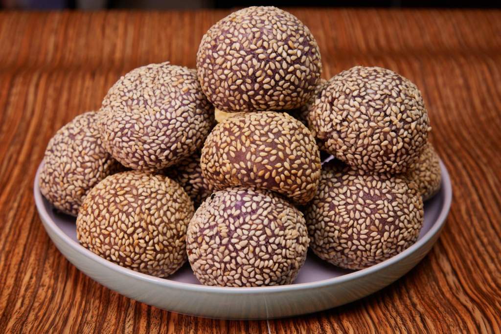Ube Flavored Buchi