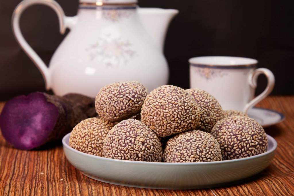 Ube Flavored Buchi