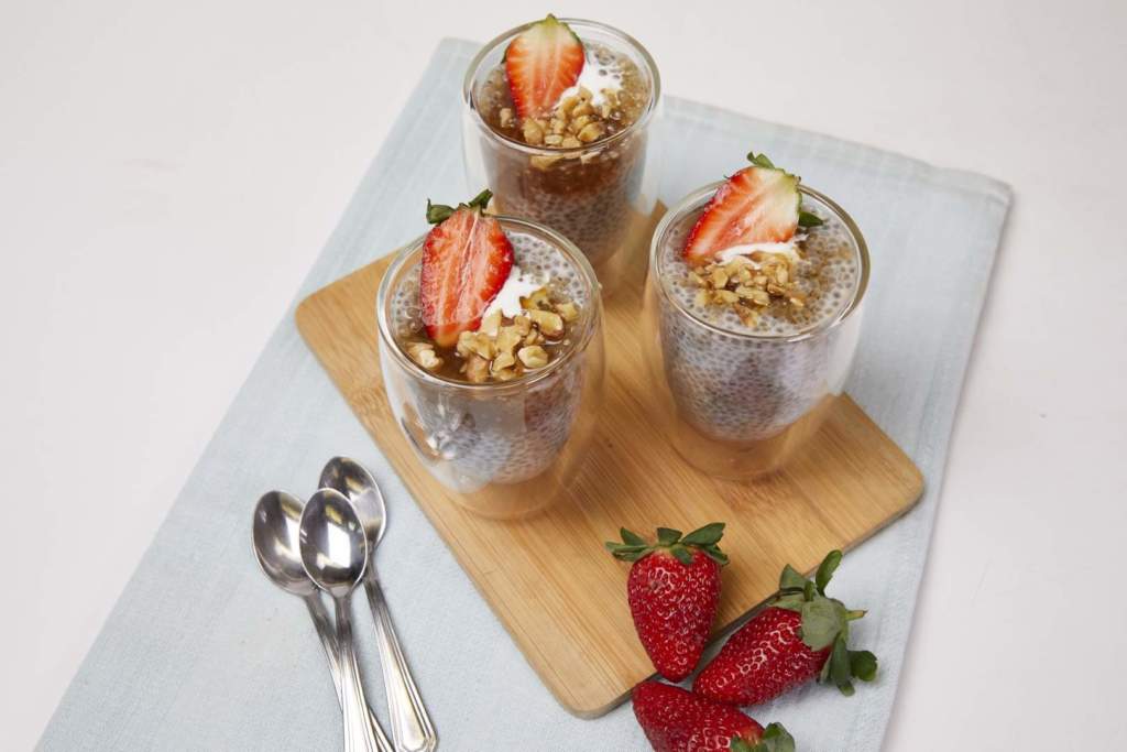 Chia-Tapioca Pudding with Agave Syrup