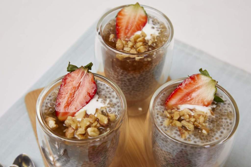 Chia-Tapioca Pudding with Agave Syrup