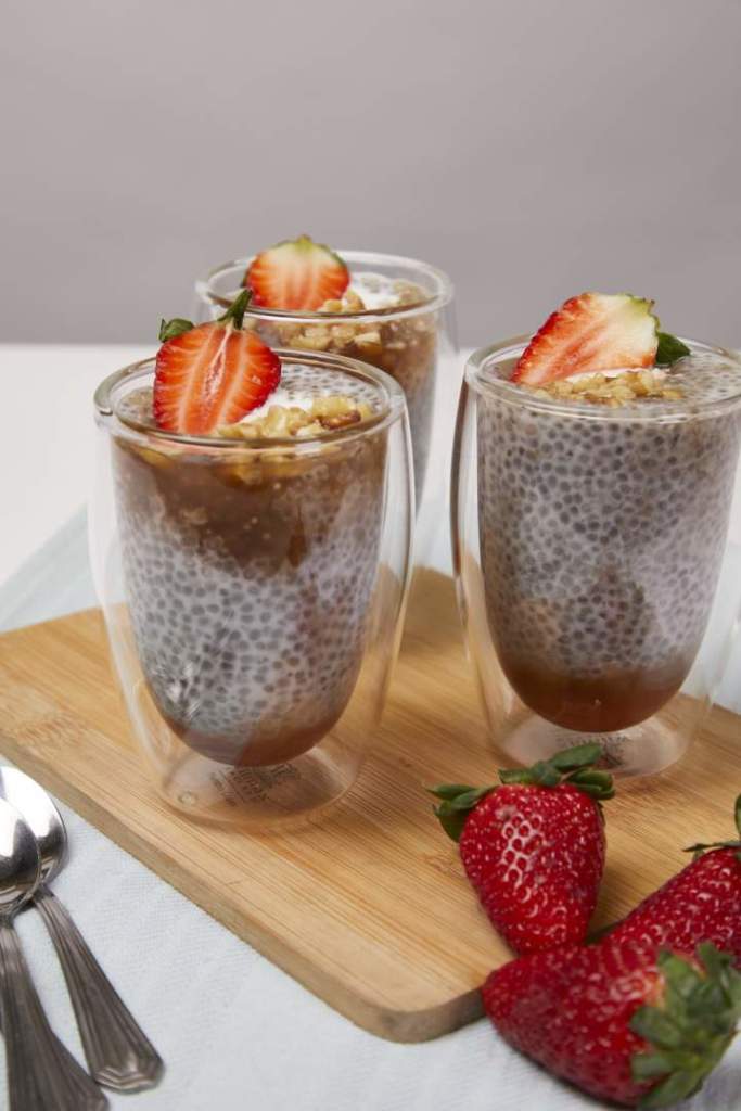 Chia-Tapioca Pudding with Agave Syrup