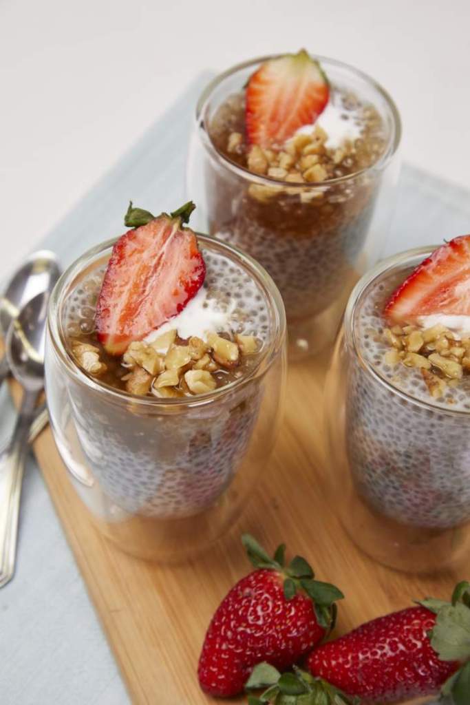 Chia-Tapioca Pudding with Agave Syrup