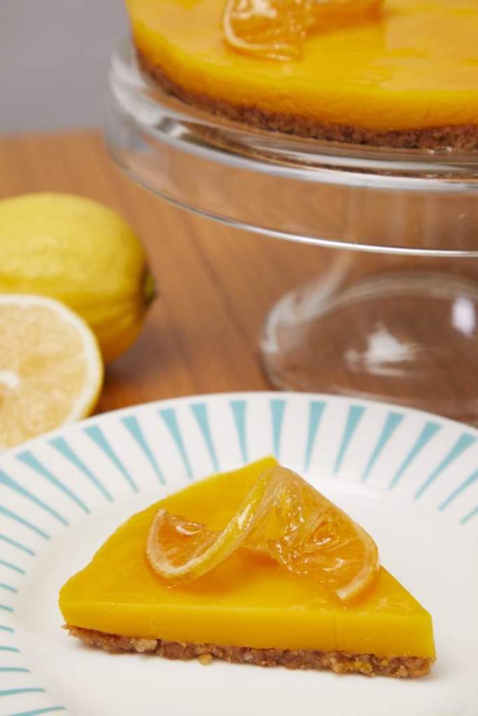 Citrusy Coconut Turmeric Tart