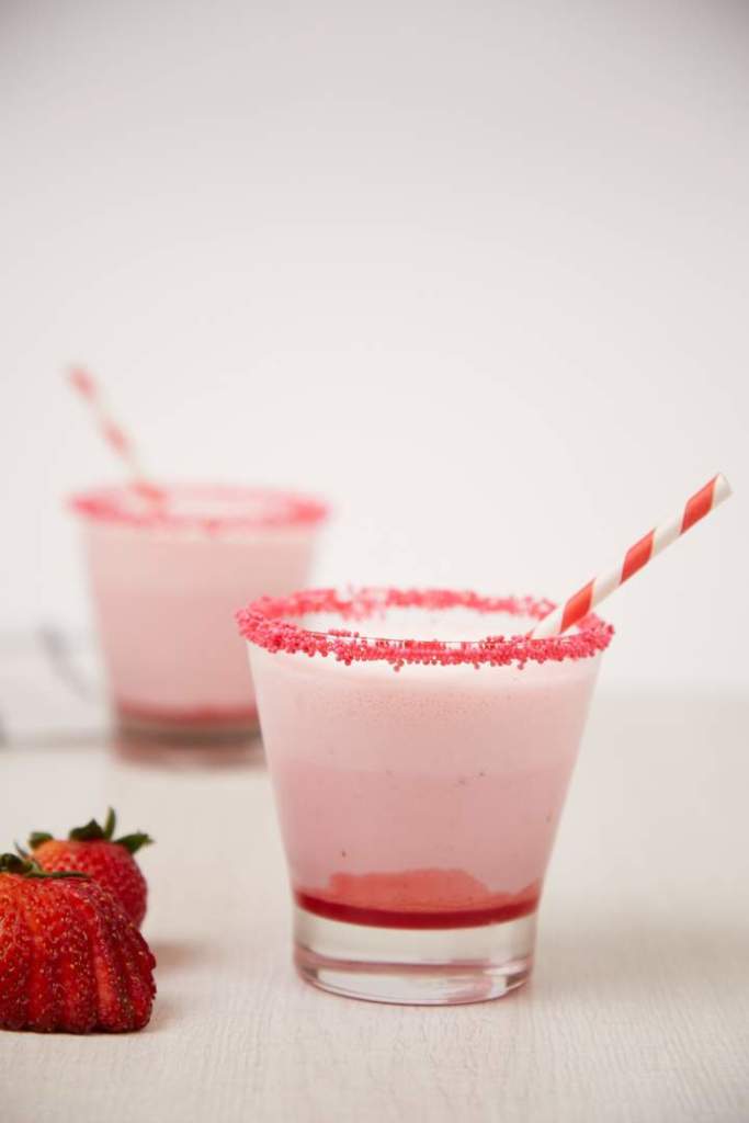 Strawberry Ice Cream Yakult Slush