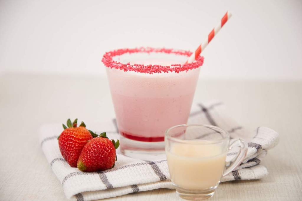 Strawberry Ice Cream Yakult Slush