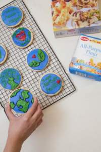 Earth Day Cornstarch Cookies