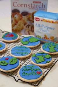Earth Day Cornstarch Cookies