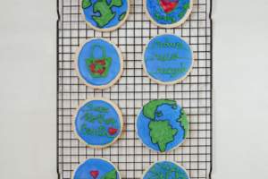 Earth Day Cornstarch Cookies