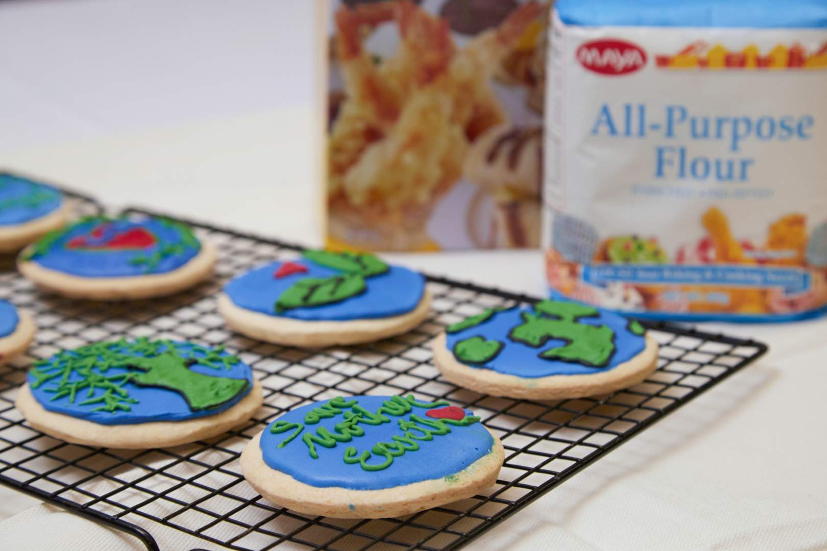 Earth Day Cornstarch Cookies