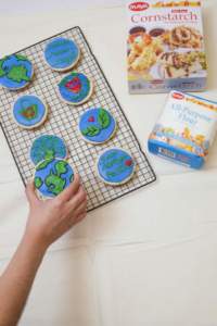 Earth Day Cornstarch Cookies