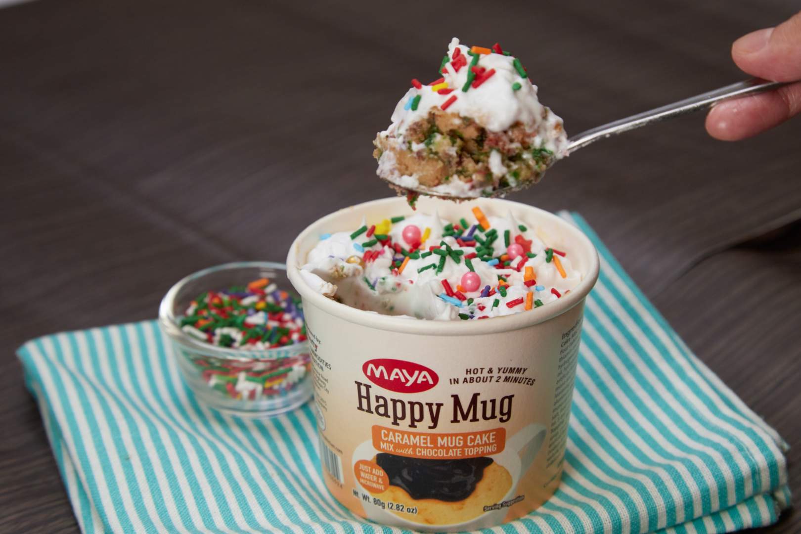 Funfetti Caramel Mugcake