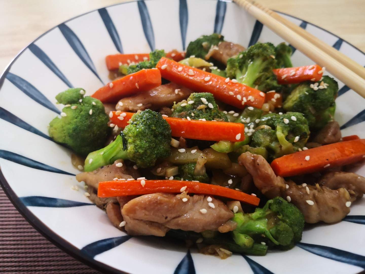 Chicken and Broccoli in Teriyaki Sauce