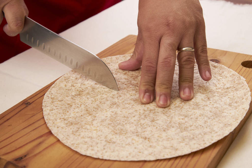 Ham And Cheese Folded Tortilla Sandwich