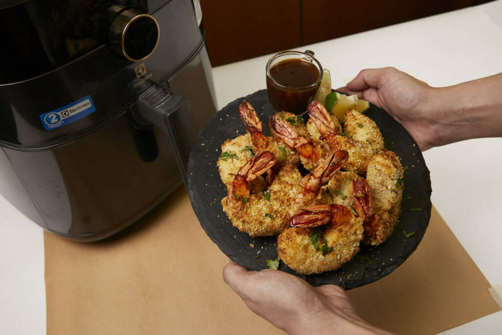 Air Fried Coconut Prawns
