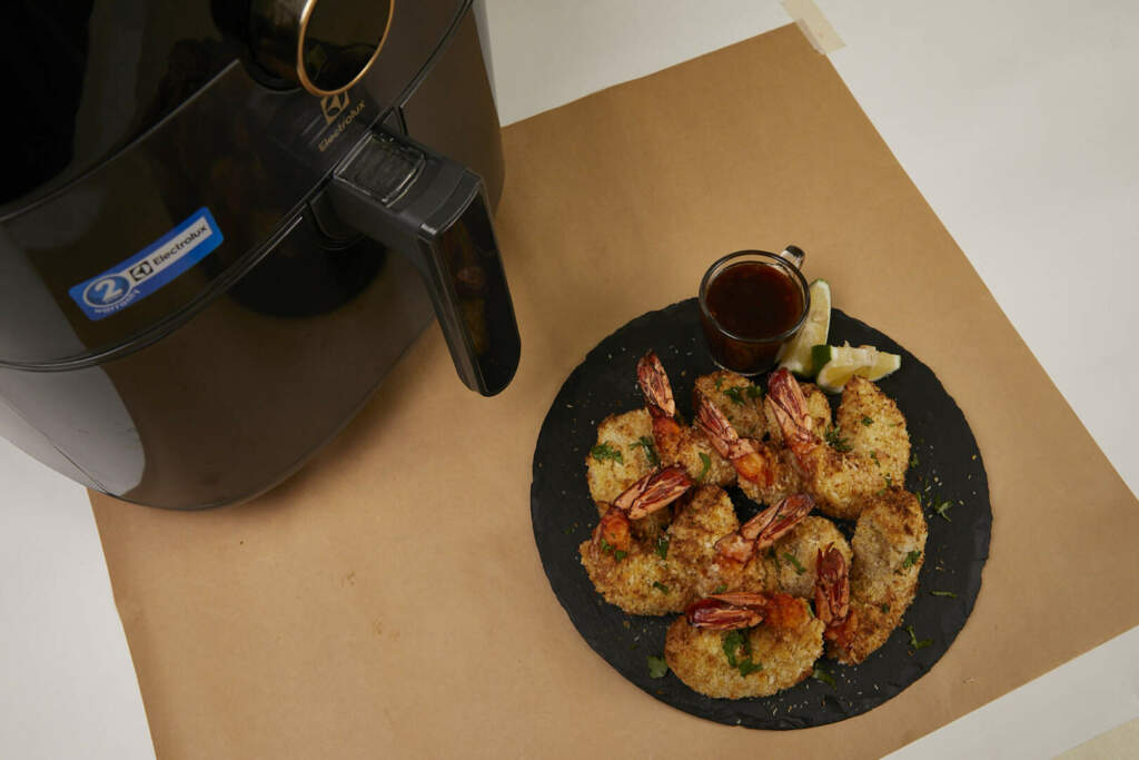 Air Fried Coconut Prawns