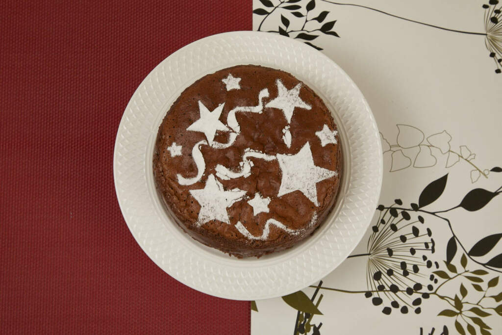 Japanese Style Chocolate Cheesecake