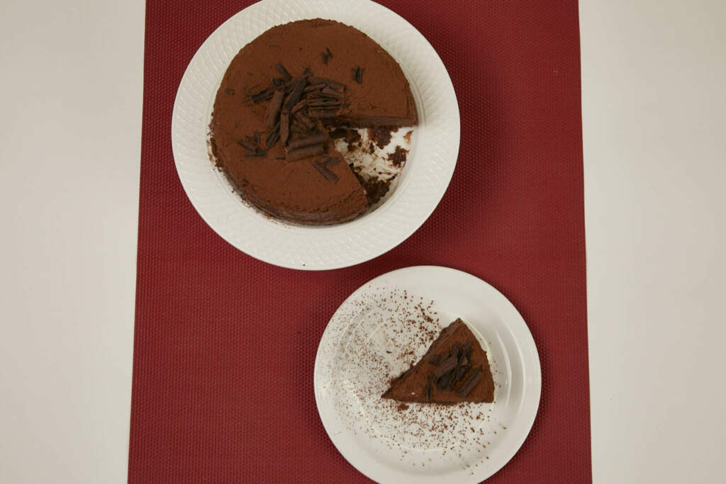Japanese Style Chocolate Cheesecake
