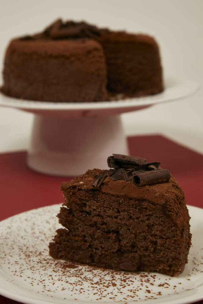 Japanese Style Chocolate Cheesecake