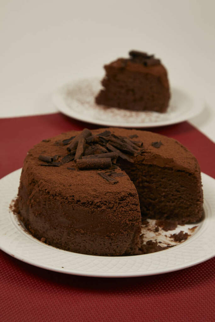 Japanese Style Chocolate Cheesecake