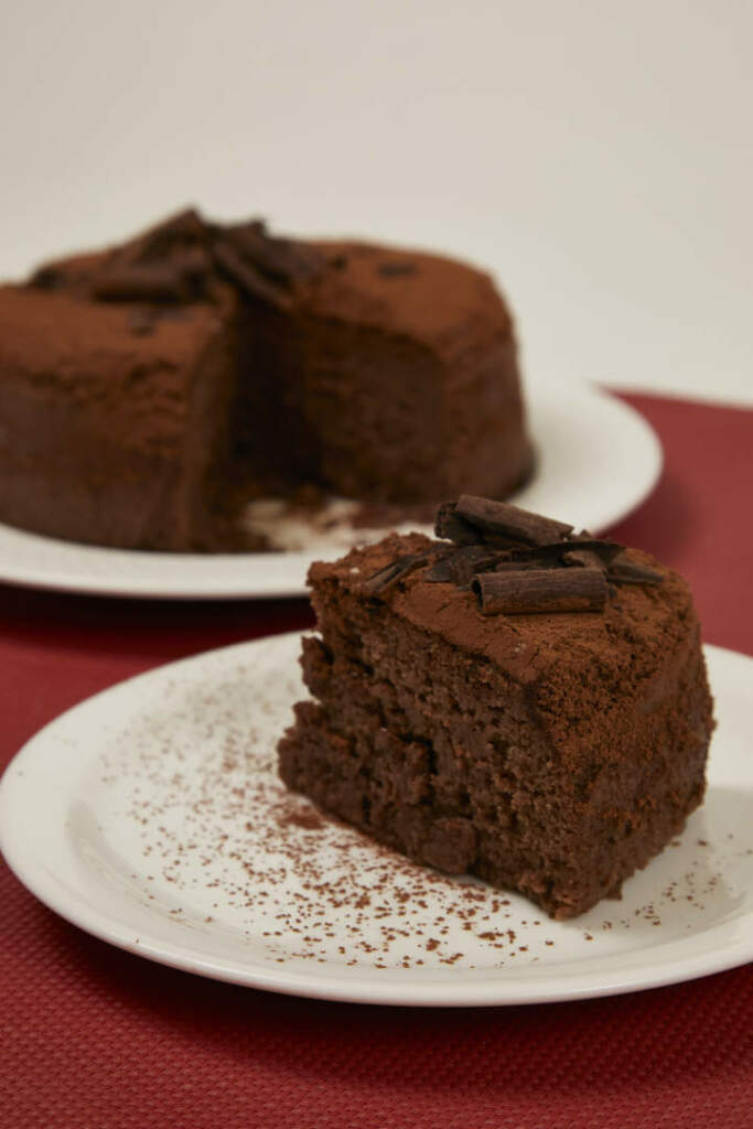 Japanese Style Chocolate Cheesecake