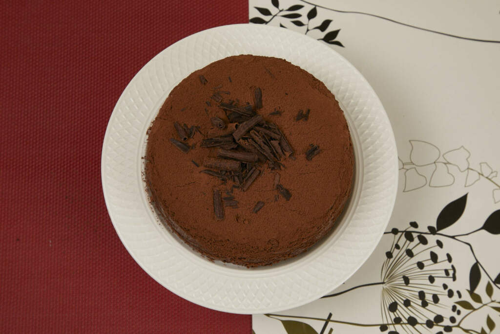 Japanese Style Chocolate Cheesecake