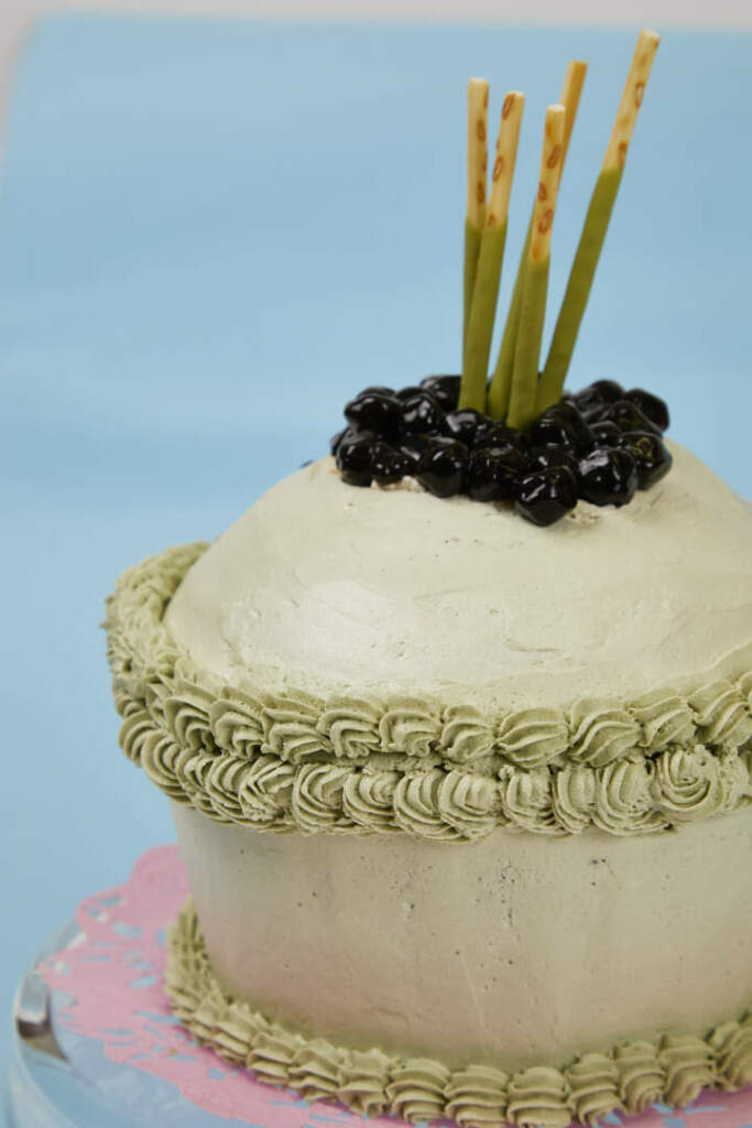 Matcha Milk Tea Cake