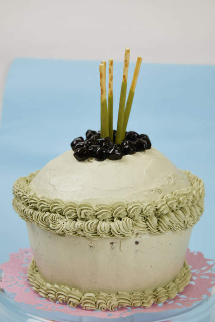 Matcha Milk Tea Cake