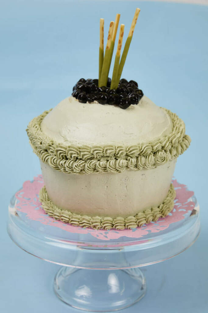 Matcha Milk Tea Cake