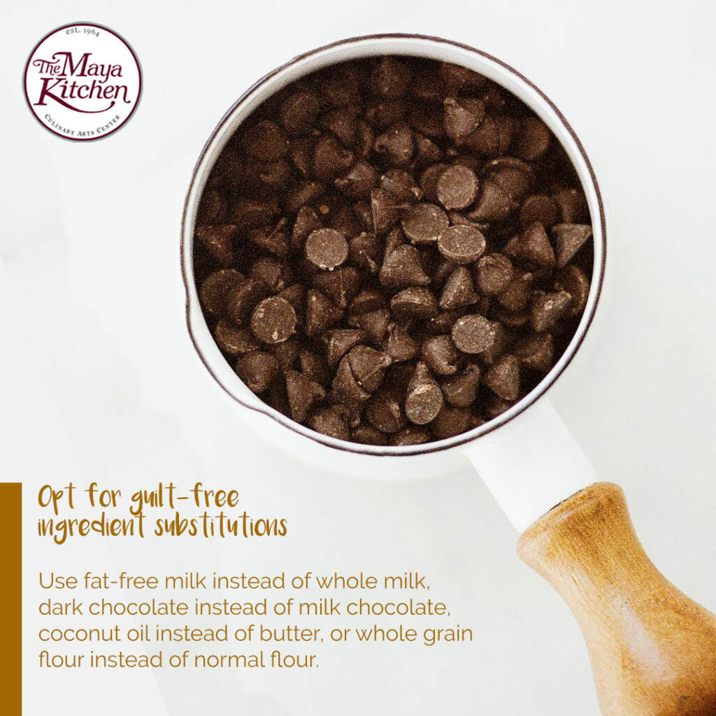 Tips for making healthier desserts