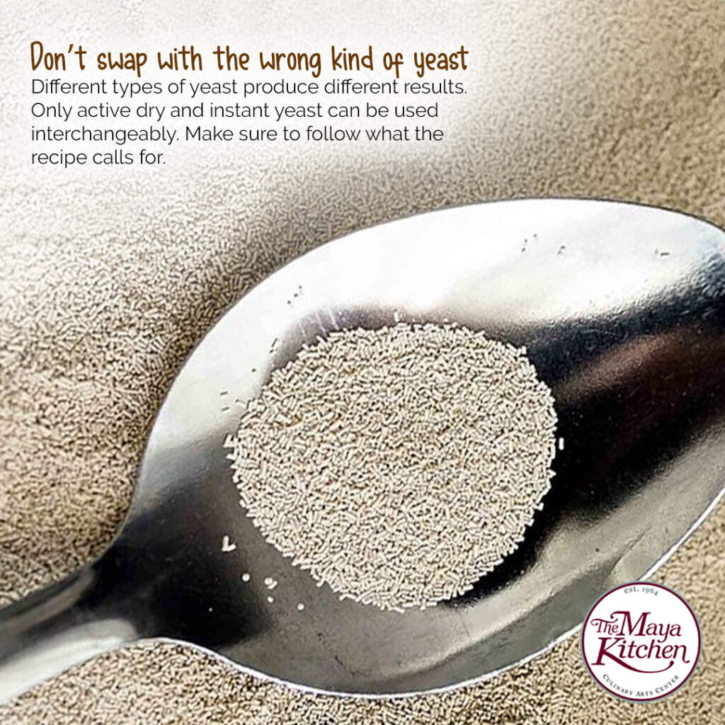 Tips when baking with yeast