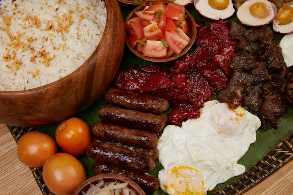 Tocino Longganisa Rice Champorado