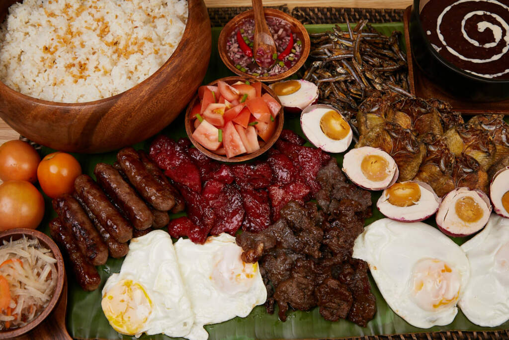 Tocino Longganisa Rice Champorado