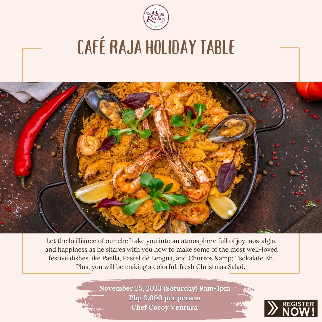CAFÉ RAJA HOLIDAY TABLE