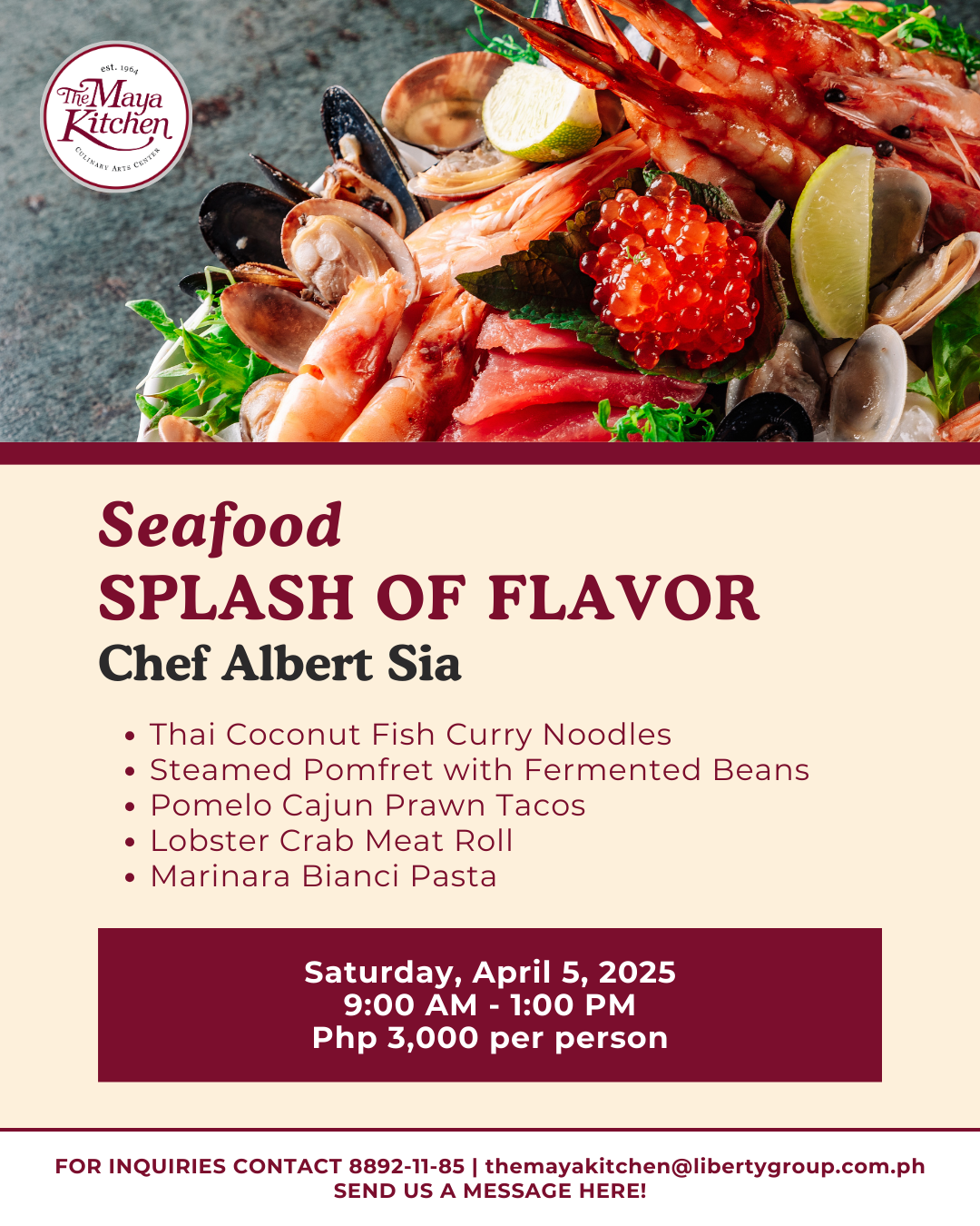 SEAFOOD SPLASH OF FLAVOR